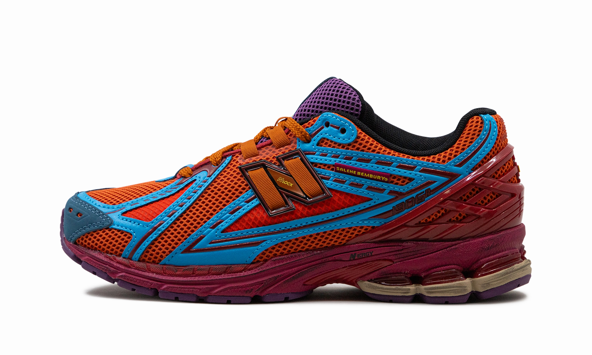 modern running shoes Rebound Enhancing Geometry 1906R "Salehe Bembury - Heat Be Hot - Magma"