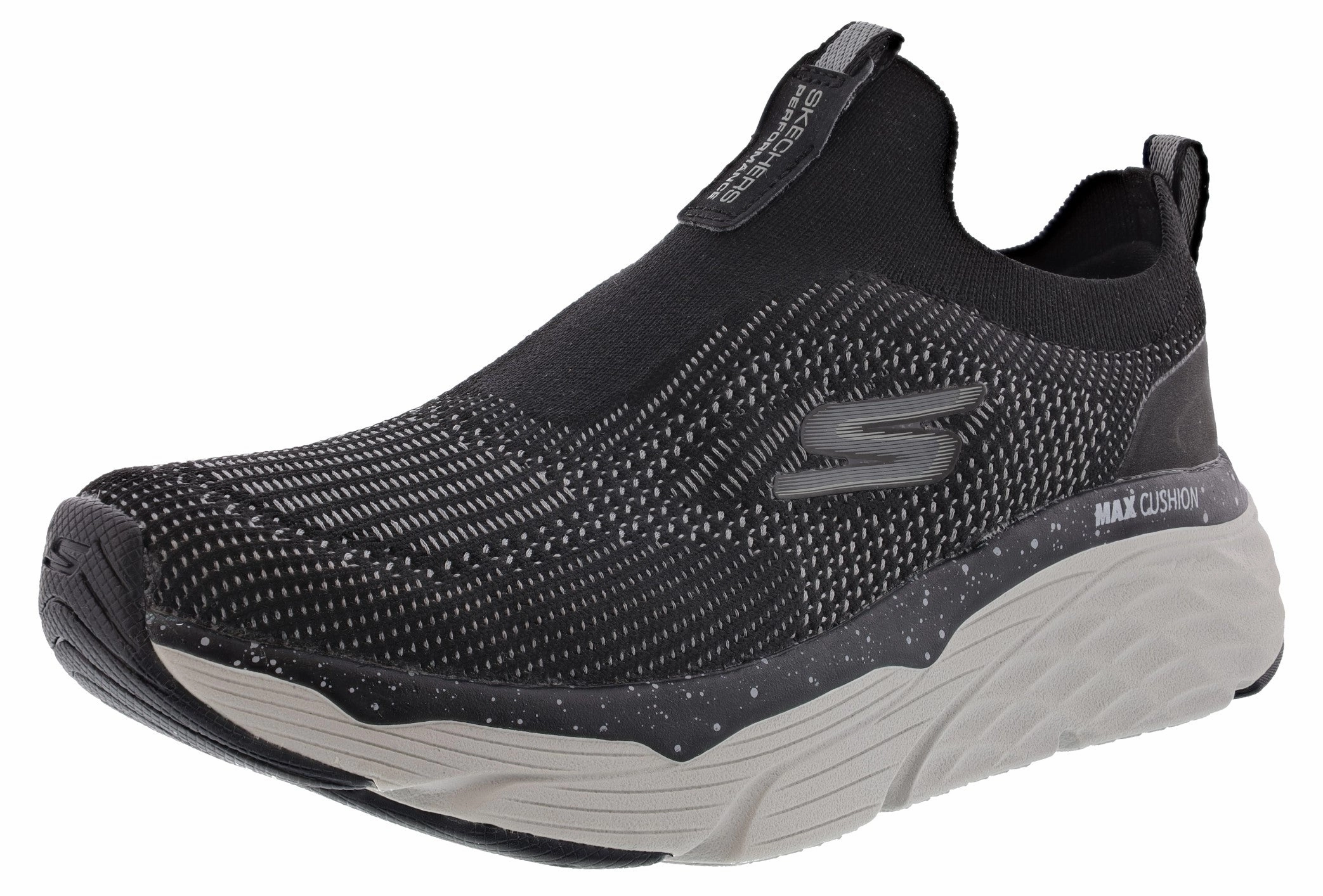 Hyperbolic Lacing Configuration Skechers Women's Max Cushioning Elite Promised Day Arch Support Running Shoes Impact Resistant Frame