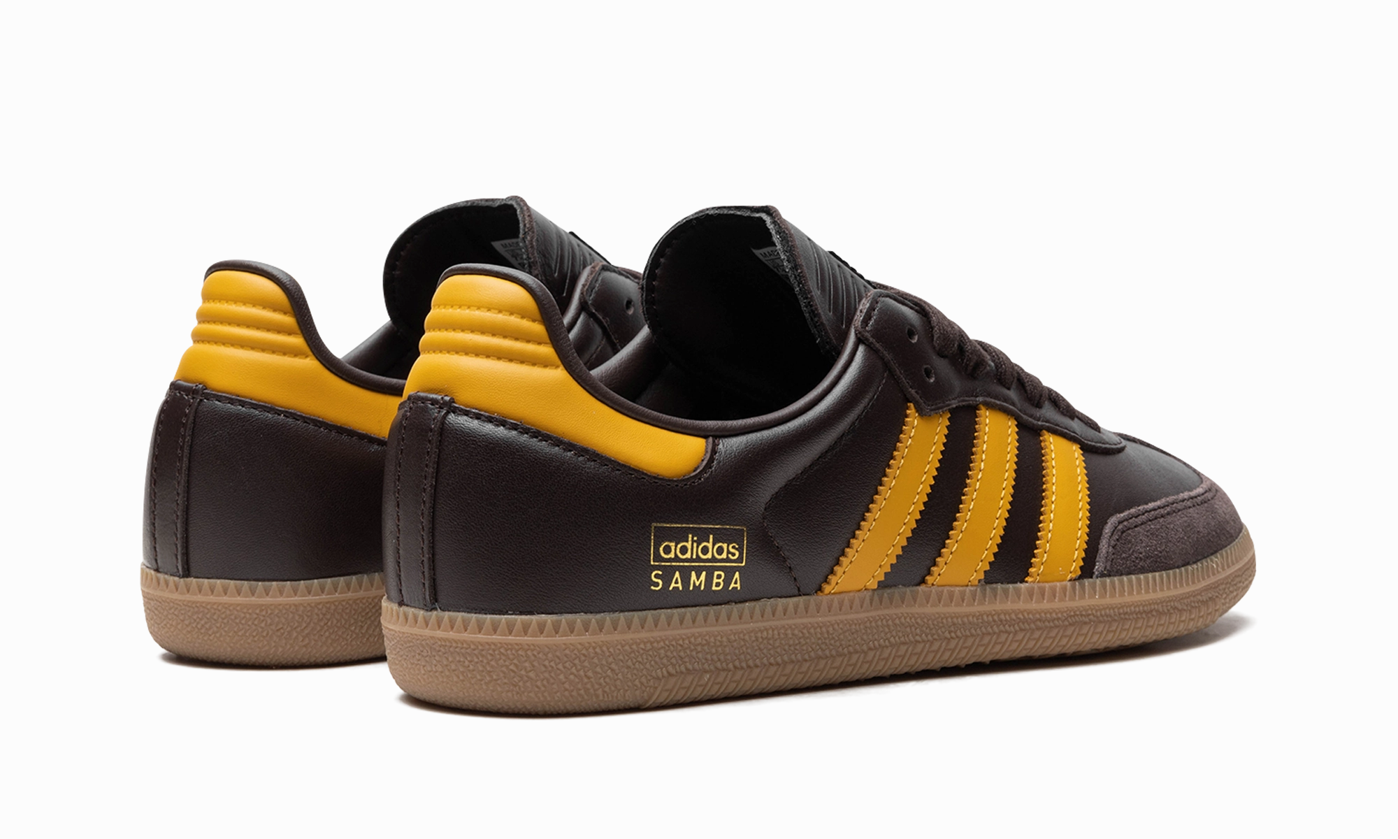Samba OG "Dark Brown Preloved Yellow" Fun Step Daily Motion
