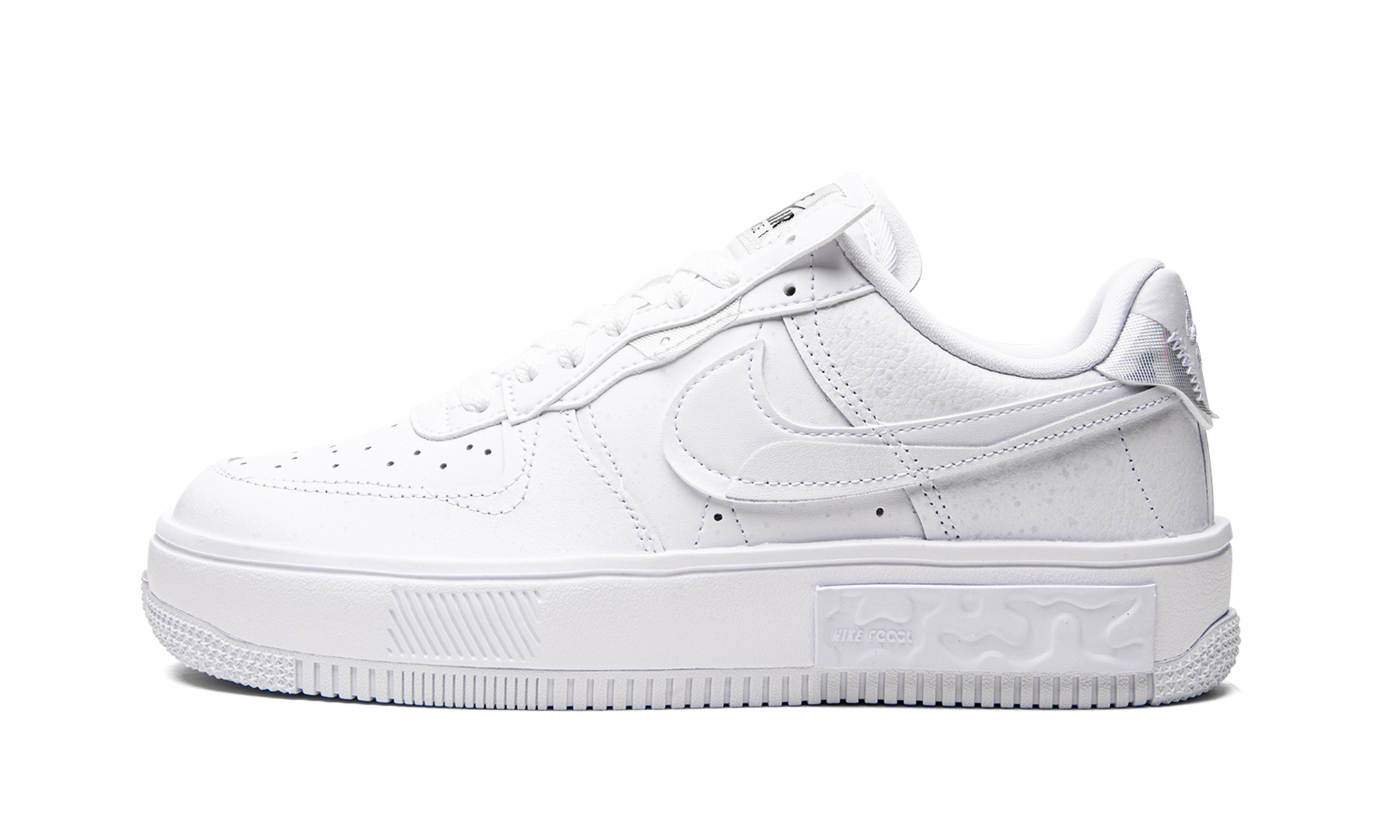AIR FORCE 1 FONTANKA MNS WMNS "White / Iridescent" Slip Resistant Traction Stone Walk