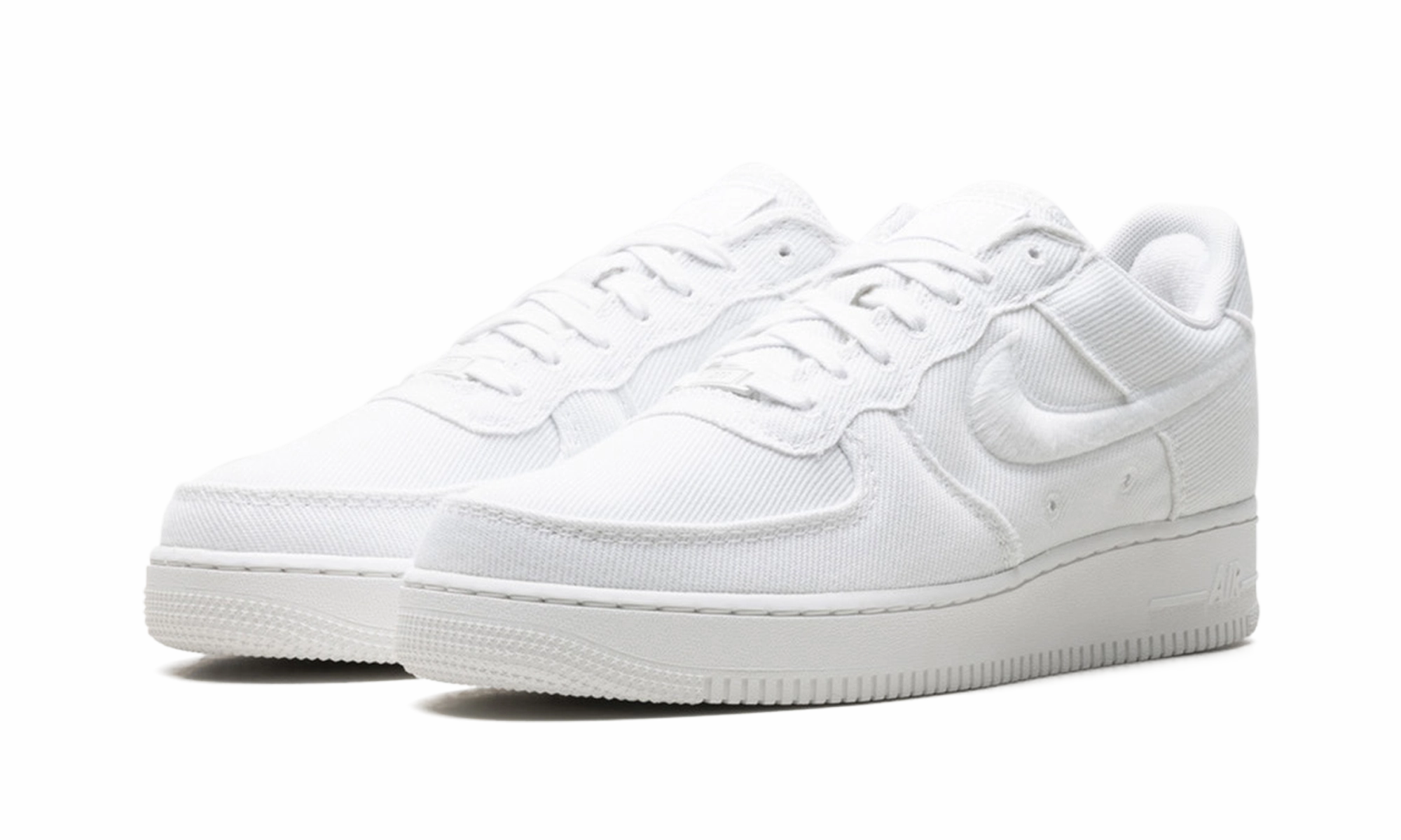 Air Force 1 Low Canvas "Summit White Light Orewood Brown" Travel Walker Practical Use
