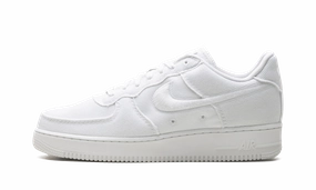 Air Force 1 Low Canvas "Summit White Light Orewood Brown" Flexible Steps Durable Stitching Detail