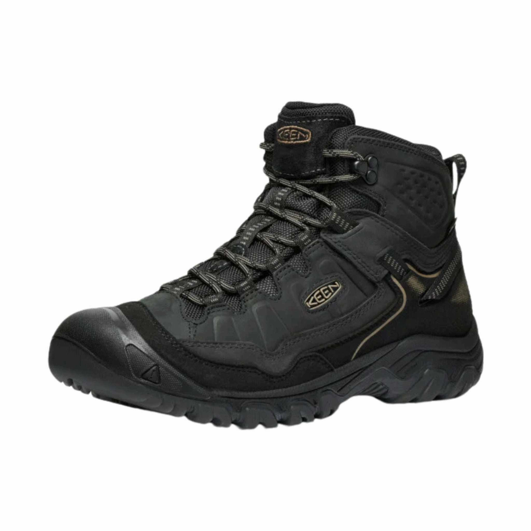 Outdoor Explore KEEN Men's Targhee IV Waterproof Hiking Boots - Triple Black