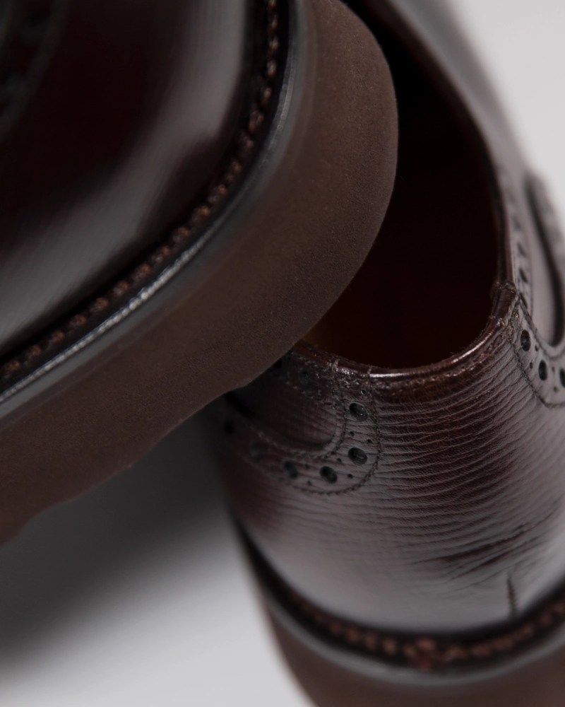 Flex Hike Brown Brogue Lightweight Dress Shoe