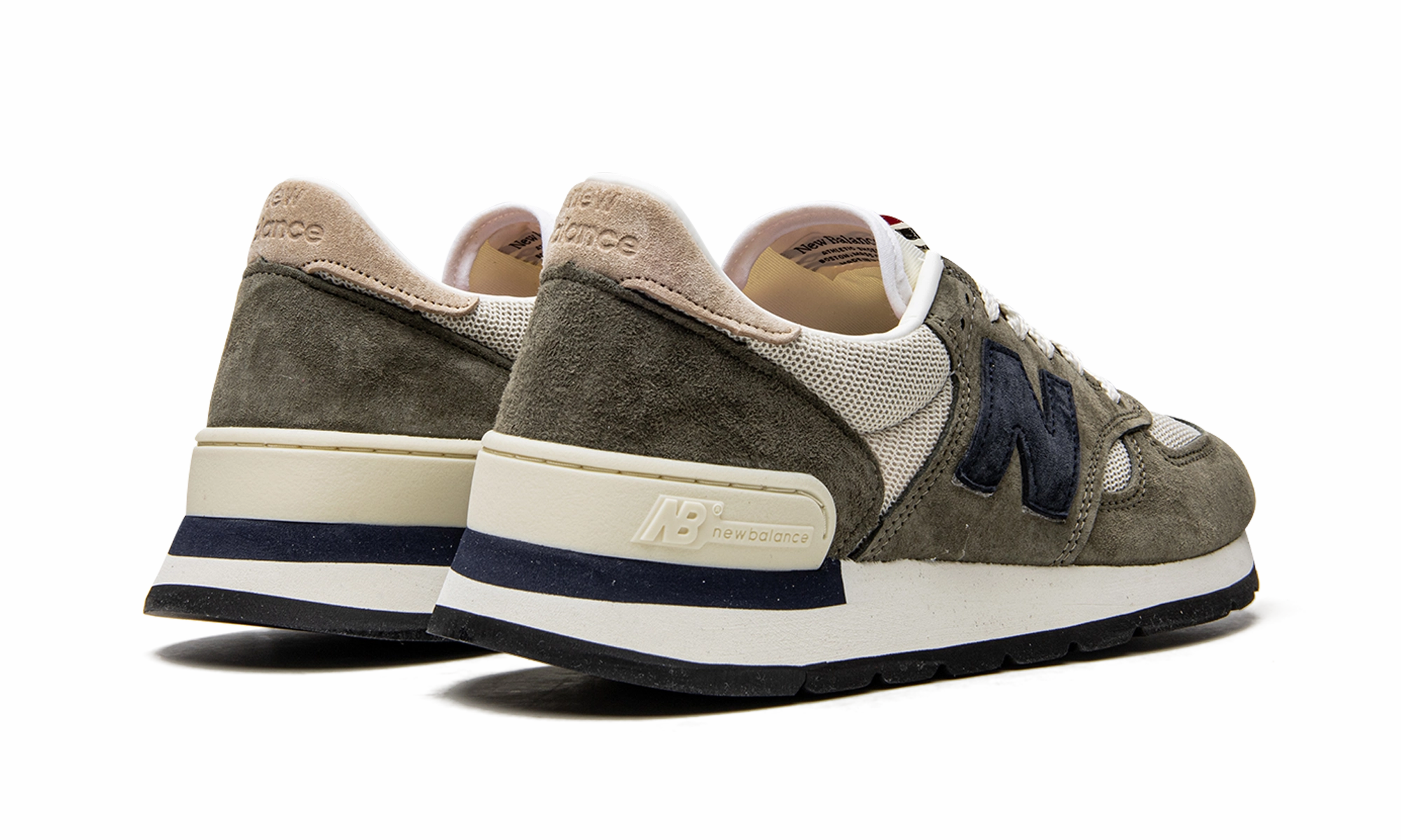 990 V1 "Made In USA - Teddy Santis Olive" spring - loaded running option