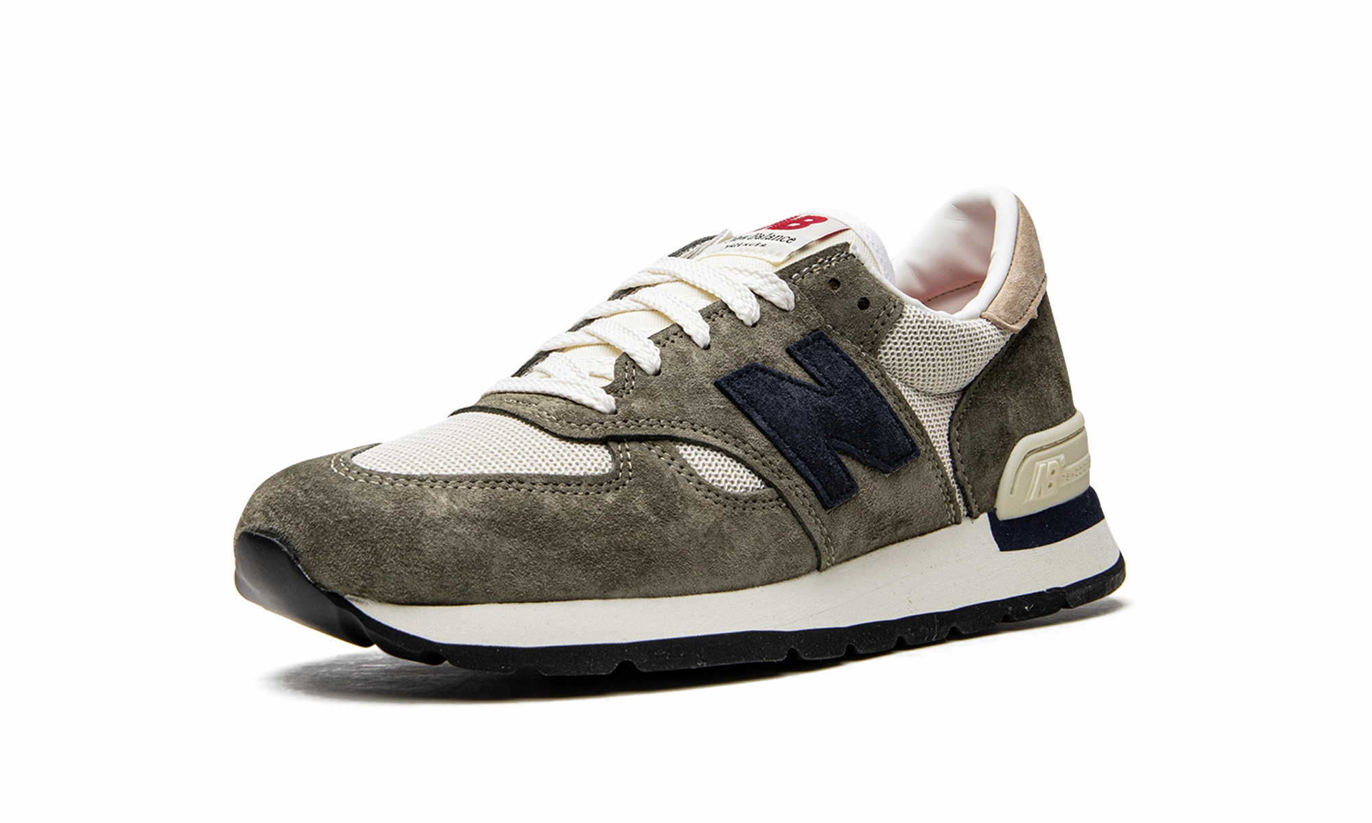 990 V1 "Made In USA - Teddy Santis Olive" Cushioned Midsole Breathable Airflow Net