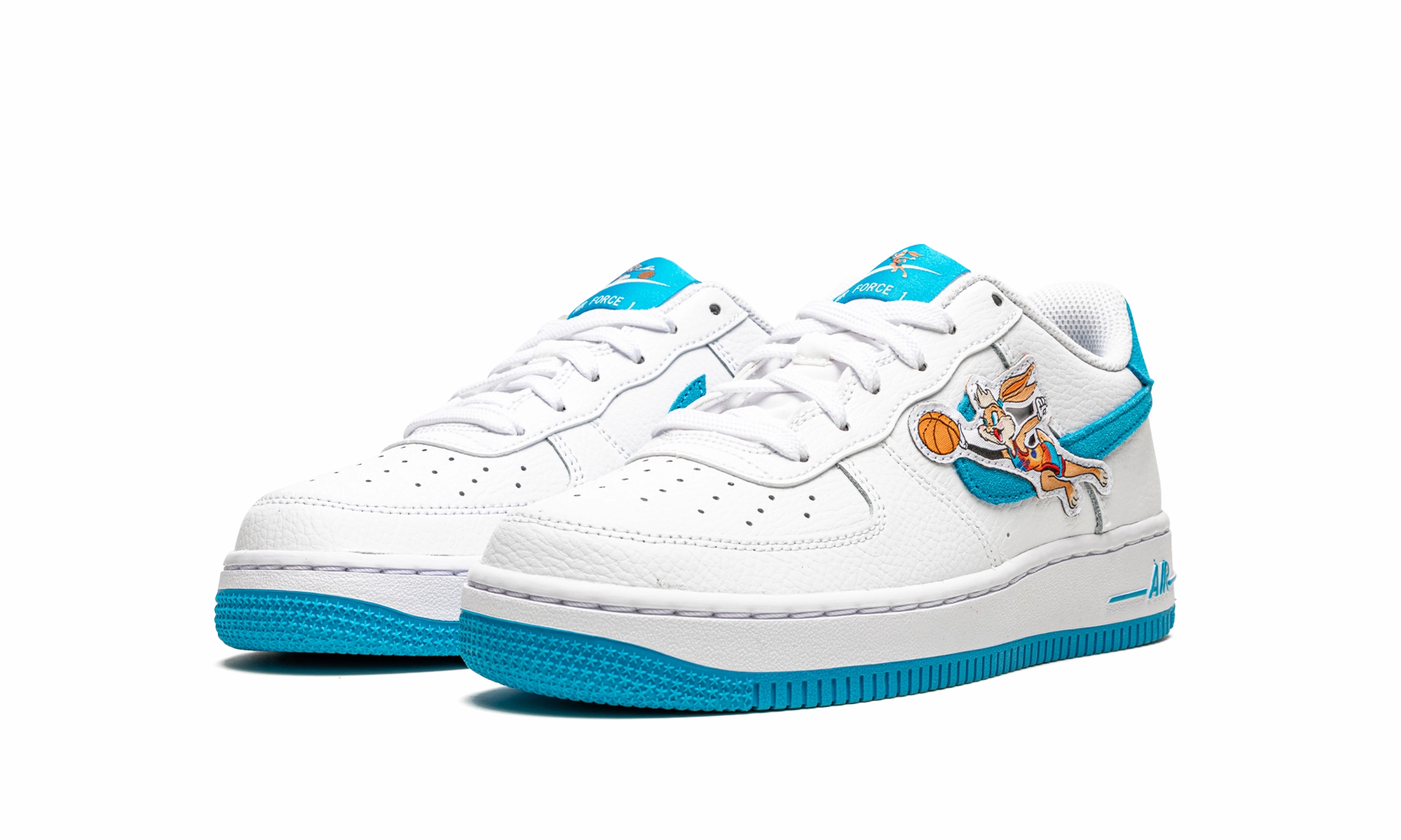 Chat Walk Walk Light Air Force 1 Low GS "Space Jam - Hare"