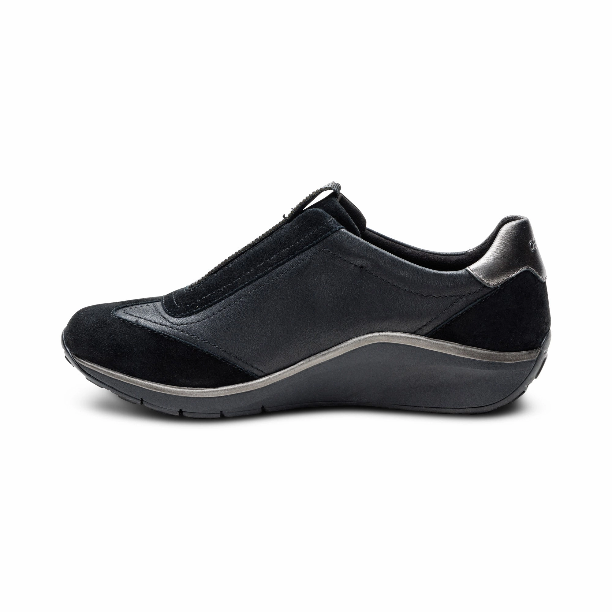 Megan Arch Support Sneaker - Black OrthopedicDesign Secure stability