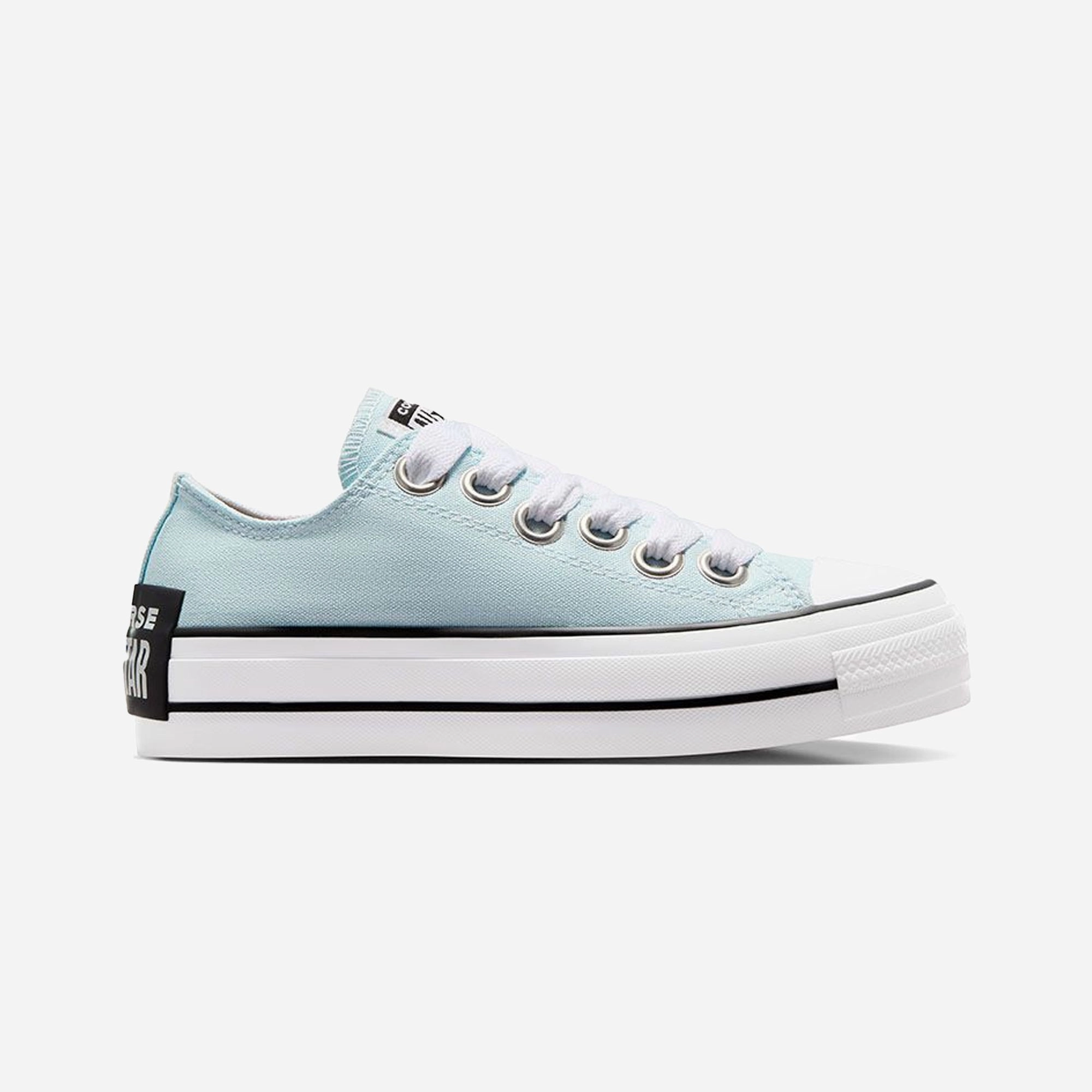 Converse | CHUCK TAYLOR ALL STAR LIFT PLATFORM SKETCH LOW { WINTER SALY/WHITE/BLACK Travel Friendly No Odor