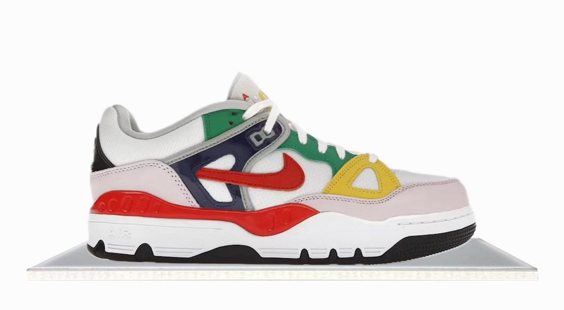 Neutral Vibe Shock Diffusing Midsole Air Force 3 Low SP Nigo White