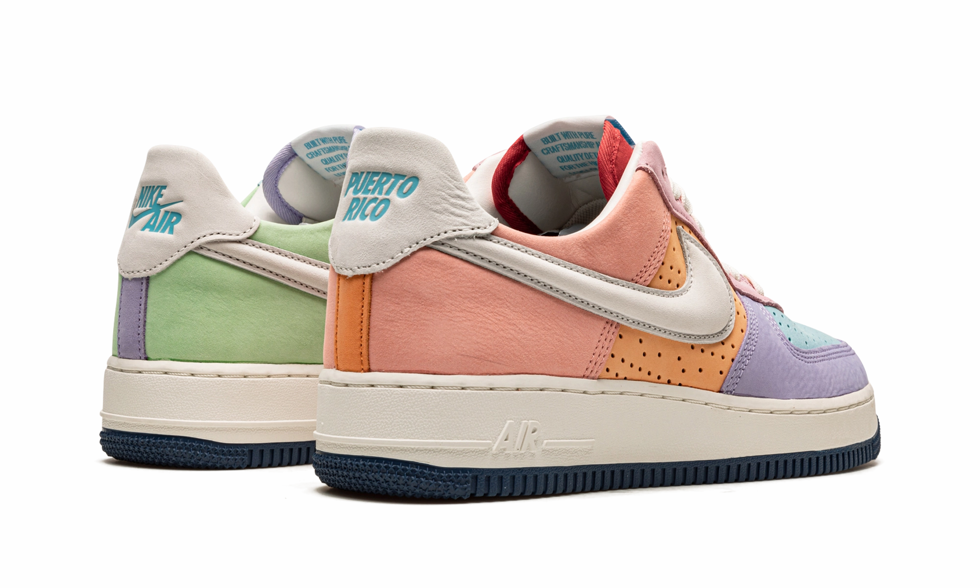 Air Force 1 Low/PR Day "Boricua" Airport Run Seamless Finish