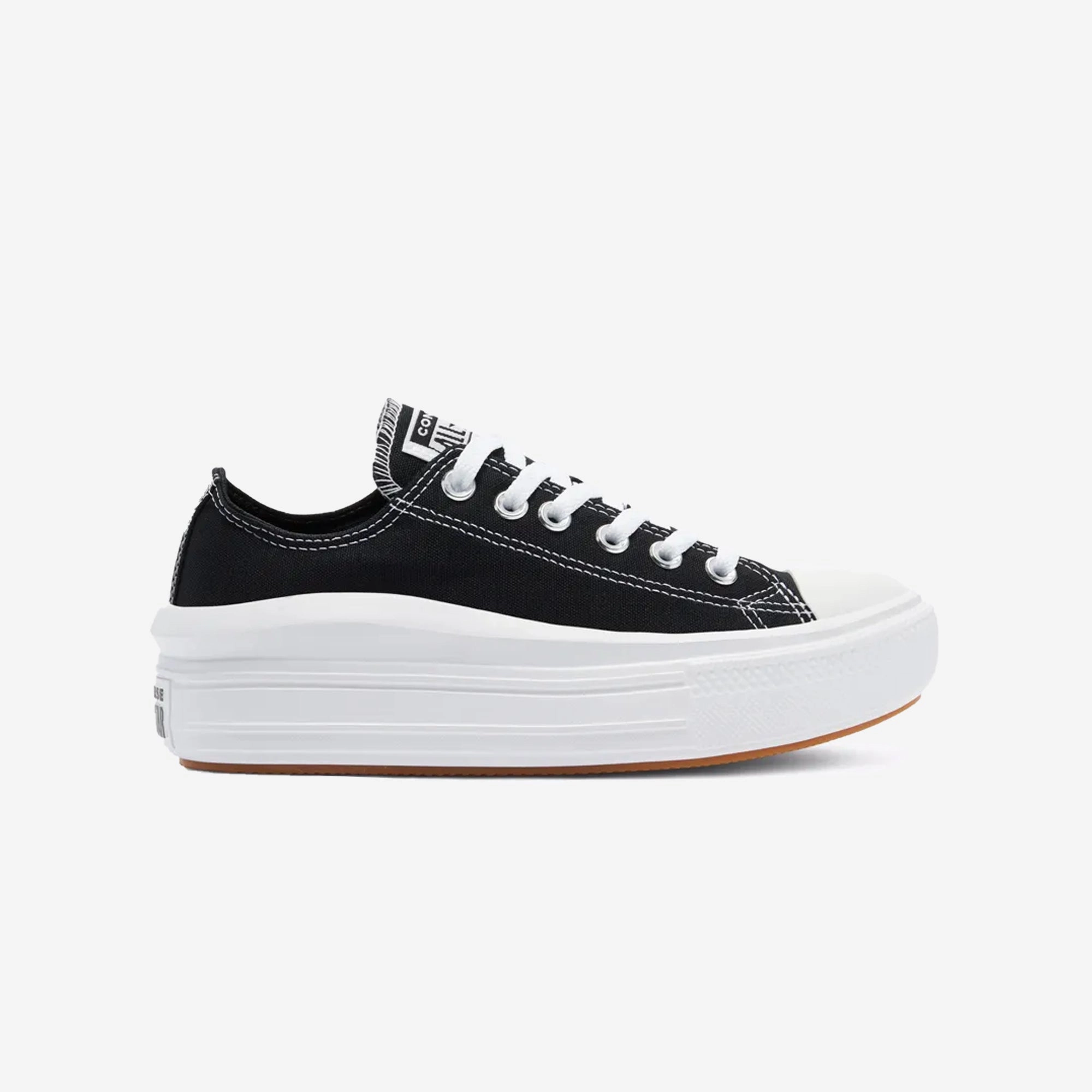 LowTop Converse | CHUCK TAYLOR ALL STAR MOVE CANVAS PLATFORM  { BLACK