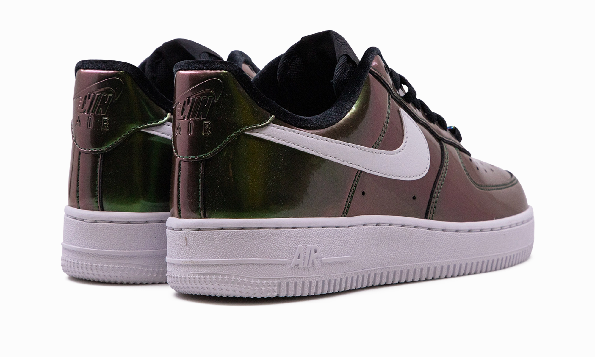 Non Slip Groove Pattern Simple Motion Air Force 1 Low WMNS "Iridescent"