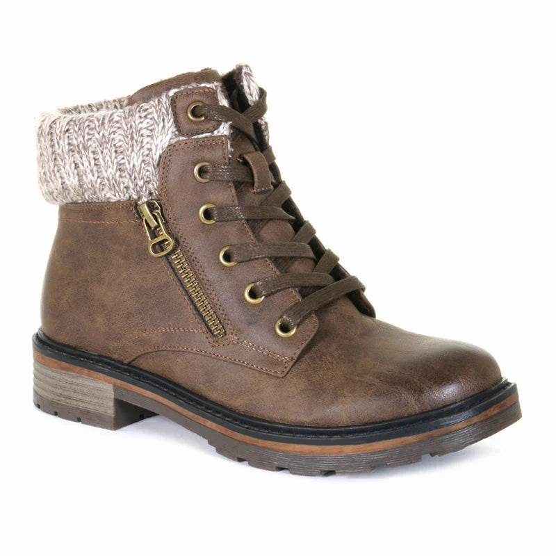 Office Smart Traction Sole Women's Wanderlust Amy Waterproof Boot - Dark Tan