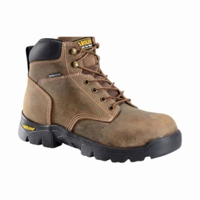 Carolina Men's 6 Inch Circuit Comp Toe Work Boot - Dark Brown Protective Finish Mountain Climber