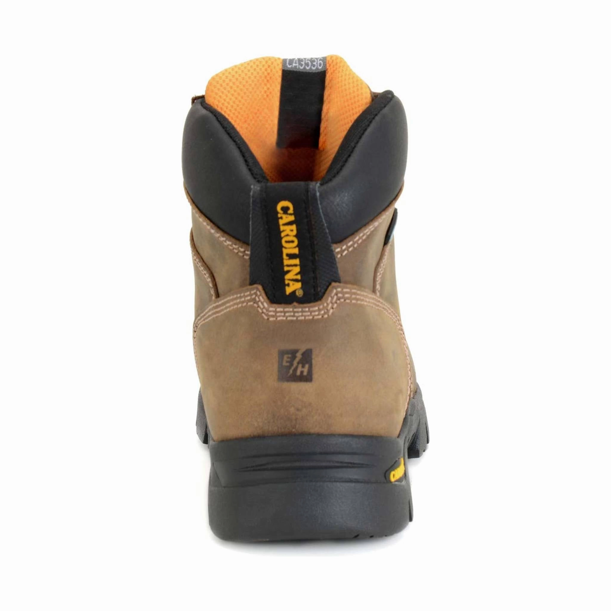 Carolina Men's 6 Inch Circuit Comp Toe Work Boot - Dark Brown Mud Resistant All Day Wear Rugged Protection