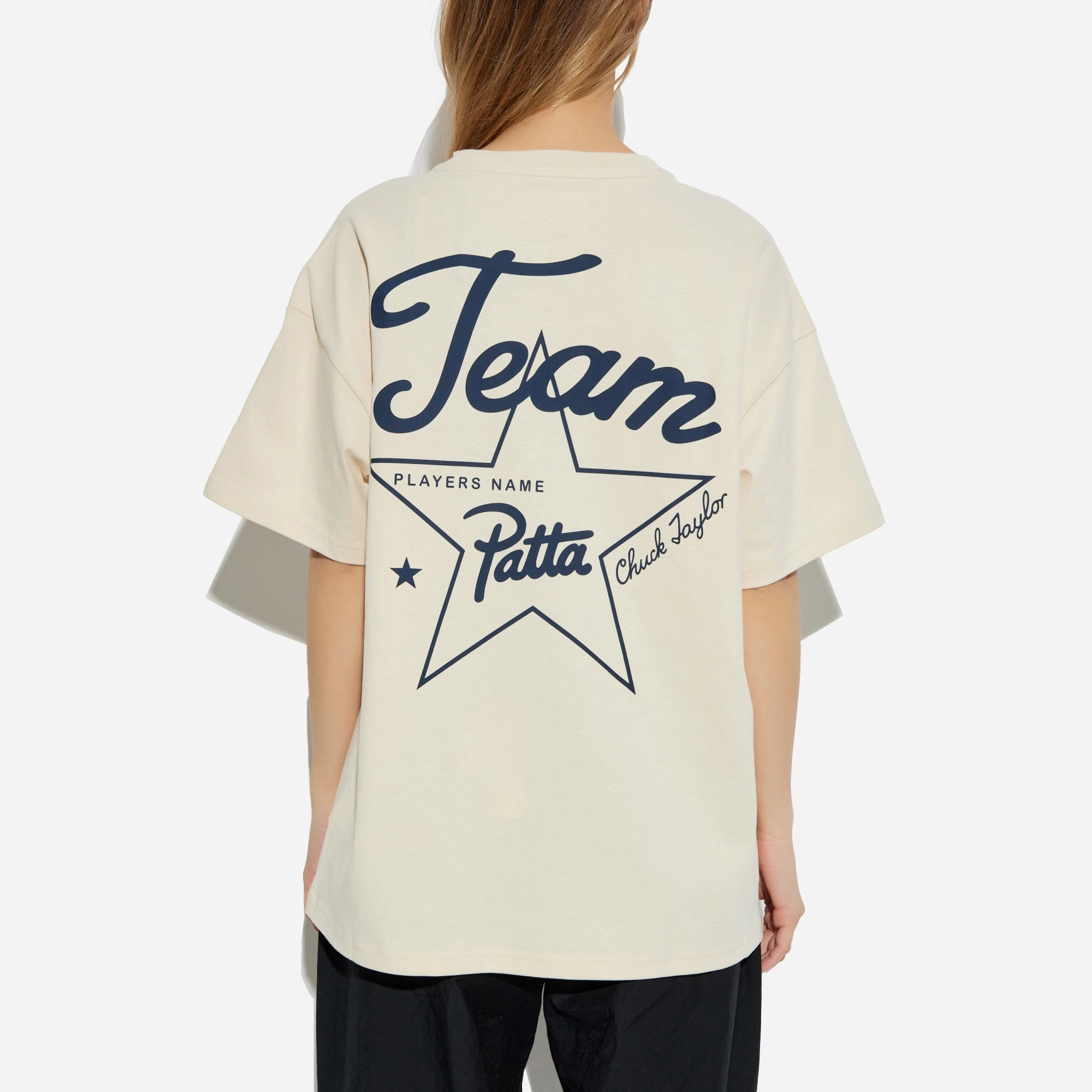 Casual arch Heat Sealed Layers Converse | X PATTA ANNIVERSARY TEE NATURAL IVORY { CREAM