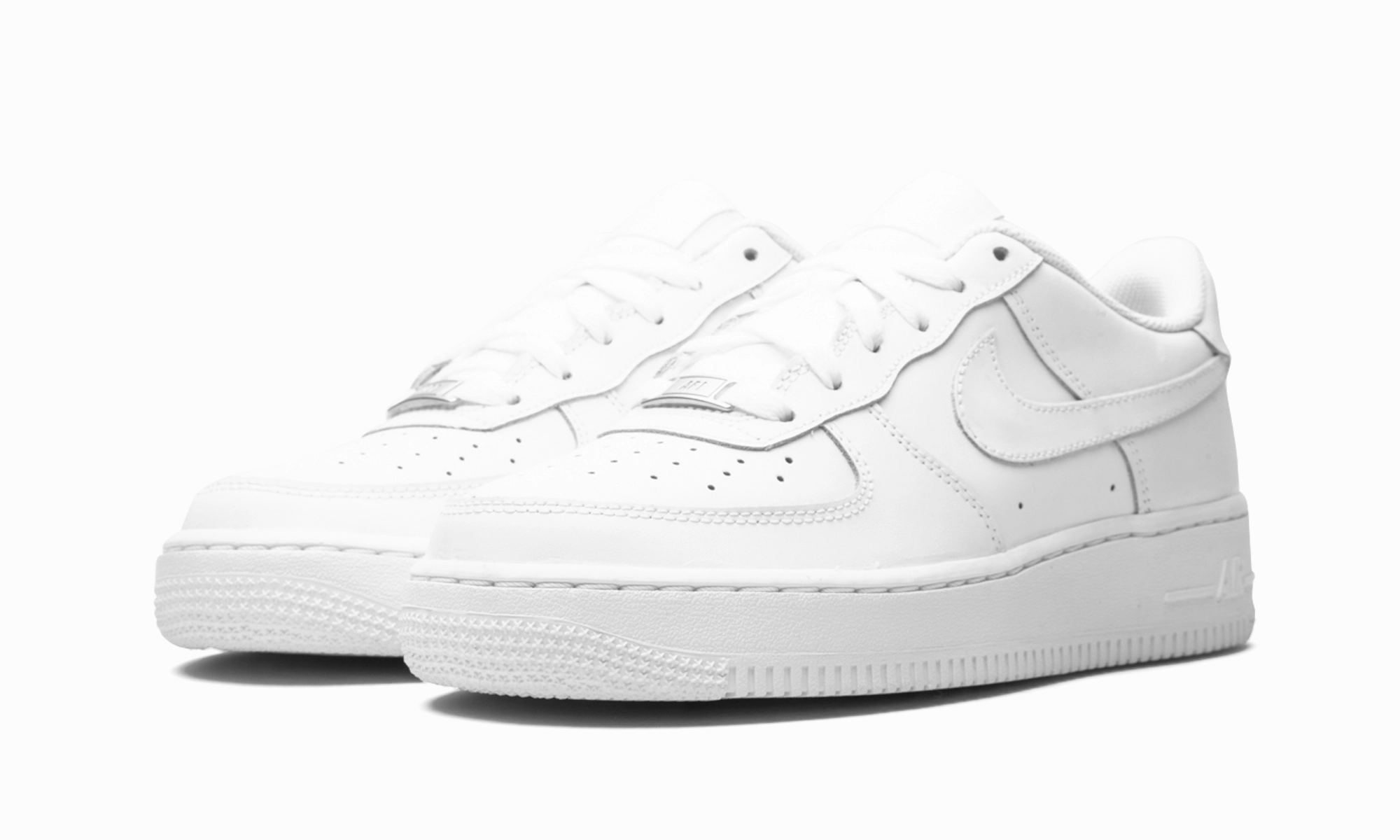 Breath Comfort Air Force 1 GS "White on White"