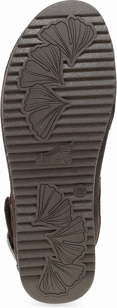 Merrin Chocolate Burnished Suede Breath Zone Bold colors