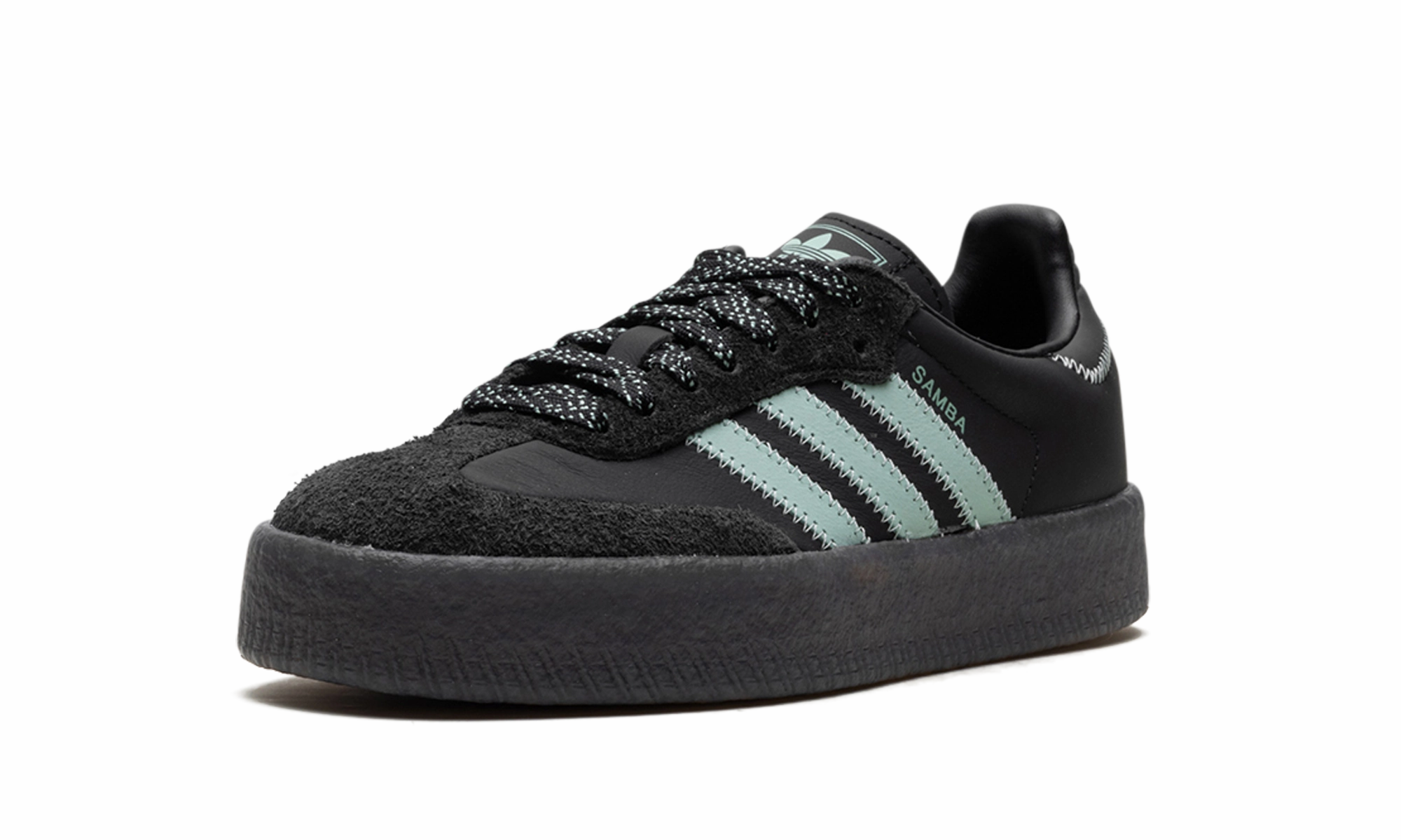 Simple Vibes Sambae WMNS "Core Black Haze Green"