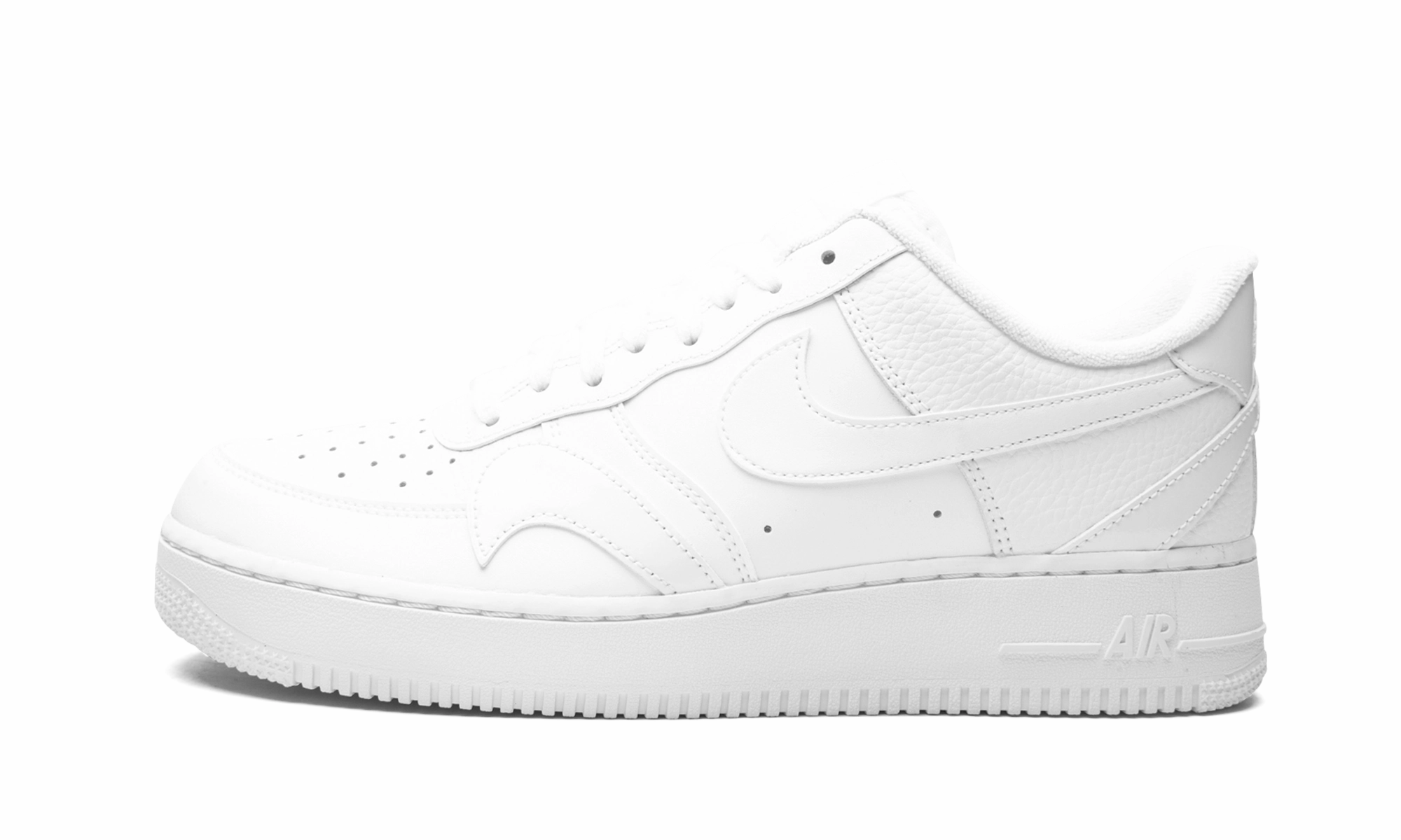 Cushioned Insole Air Force 1 '07 LV8 "Misplaced Swoosh - Triple White"