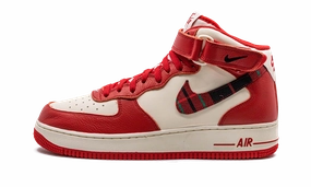 Air Force 1 Mid '07 LX "Plaid Cream Red" Outdoor Ease