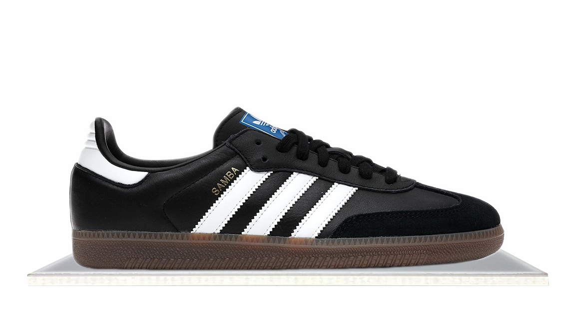 adidas Samba OG Black White Gum Balanced feel