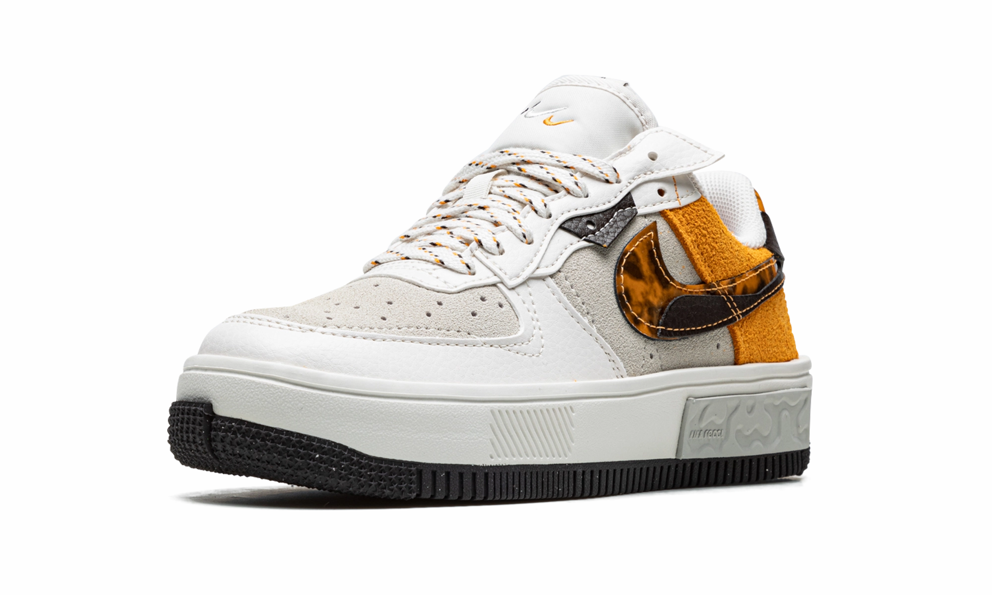 Odor Control Fabric Stylish Appearance AIR FORCE 1 FONTANKA MNS WMNS "Tortoise Shell"