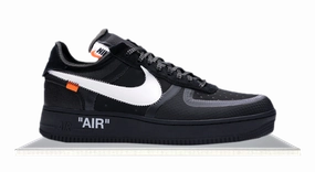 Yellow Sun mesh material Air Force 1 Off-White Black