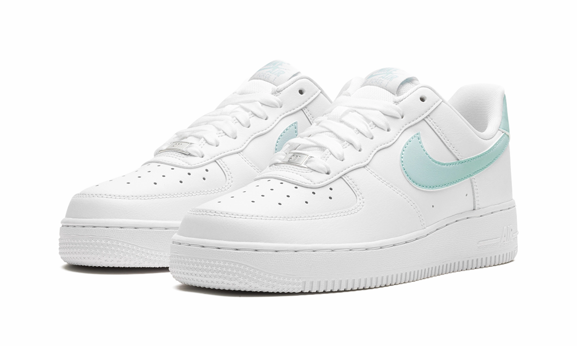 AIR FORCE 1 '07 WMNS "White / Jade Ice" Fresh Vibes Air Comfort