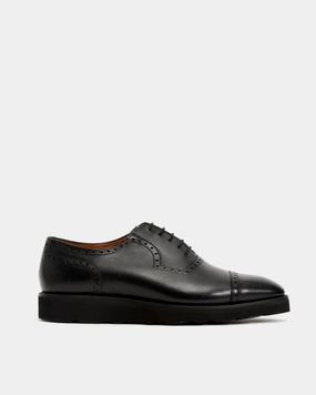 Black Brogue Lightweight Dress Shoe Evening Ready