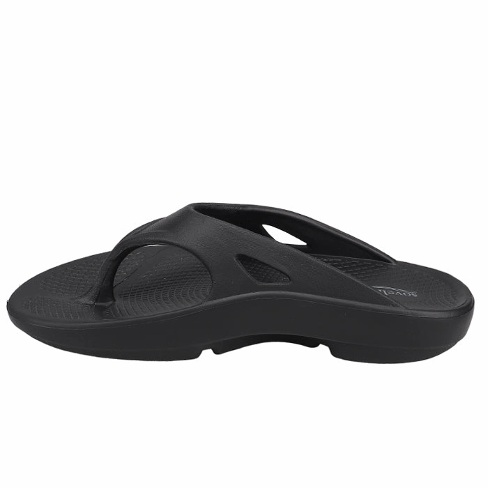 Sovella Women's PF Thong Black Impact protection Chic Vacation Flats