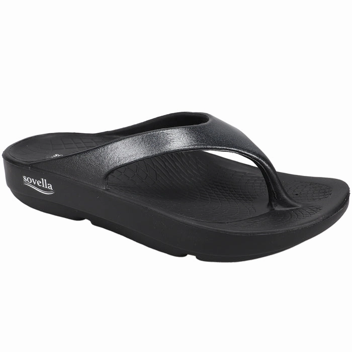 Sovella Women's PF Thong Black/Metallic Reinforced Stress Points