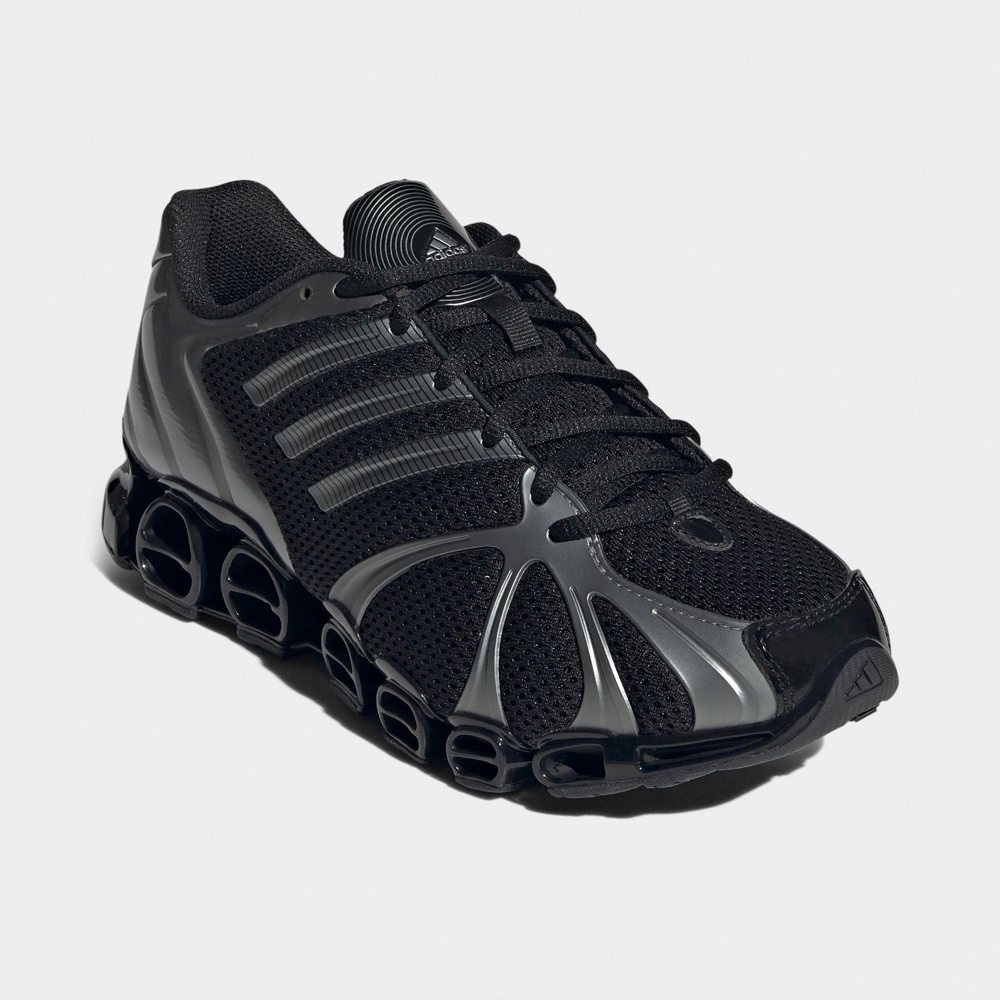 adidas Women's Mega Ghostride Core Black / Iron Metallic - Black Dynamic Foot Rocking Systems