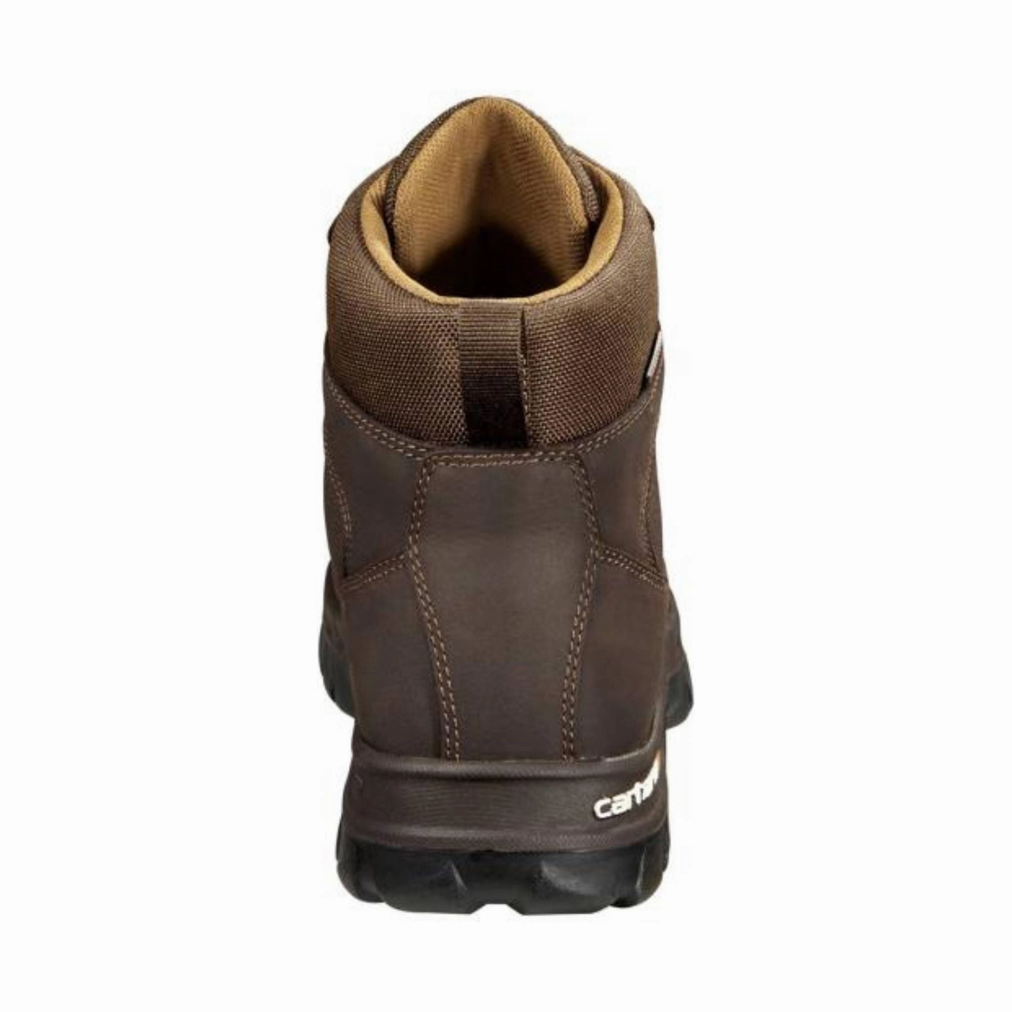 Carhartt Men's Rugged Flex Waterproof 6 Inch Steel Toe Work Boots - Chocolate Brown Oil Tan Flexible Frame Night Travel