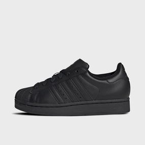 Sports Class Lightweight Responsive Cushioning adidas Juniors' Superstar II Core Black / Core Black - Core Black