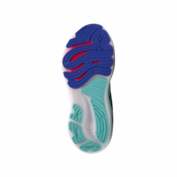 agility enhancement Brooks Women's Glycerin GTS 22 Wide White/Blue