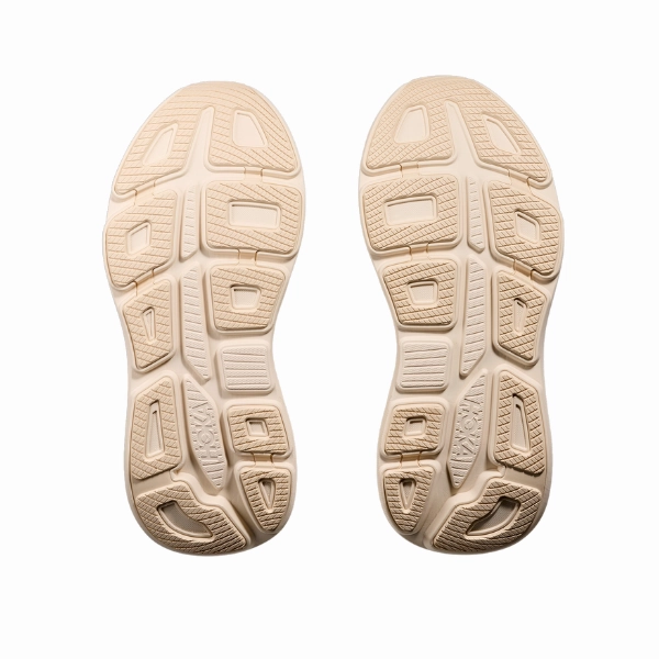 Auxetic Lattice Structure Hoka Women's Bondi 9 Wide Vanilla/Birch