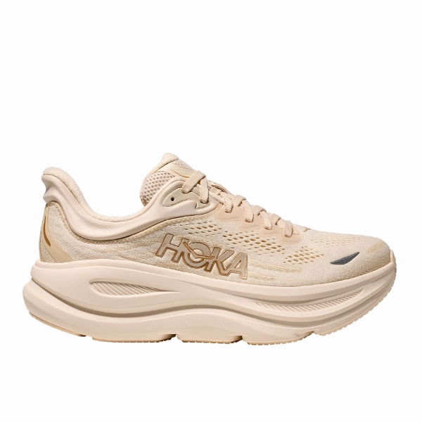 Hoka Women's Bondi 9 Wide Vanilla/Birch Comfort - First AllPurpose