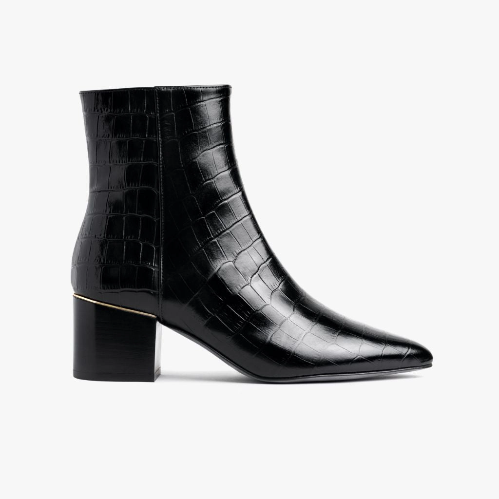 Luna | Black Croco Inner Glow