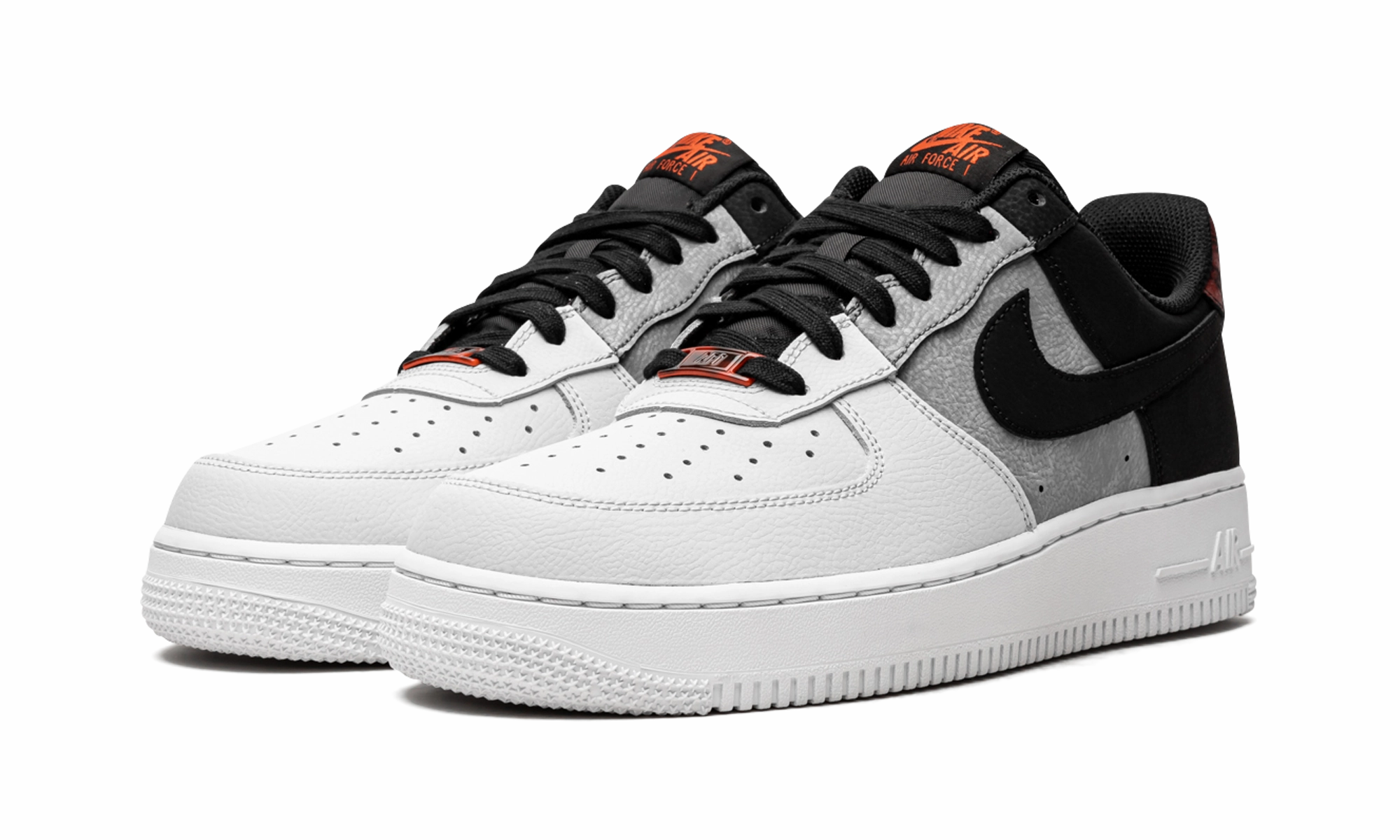Air Force 1 '07 LV8 "Black / Smoke Grey / White" Heat Jog Eco friendly materials