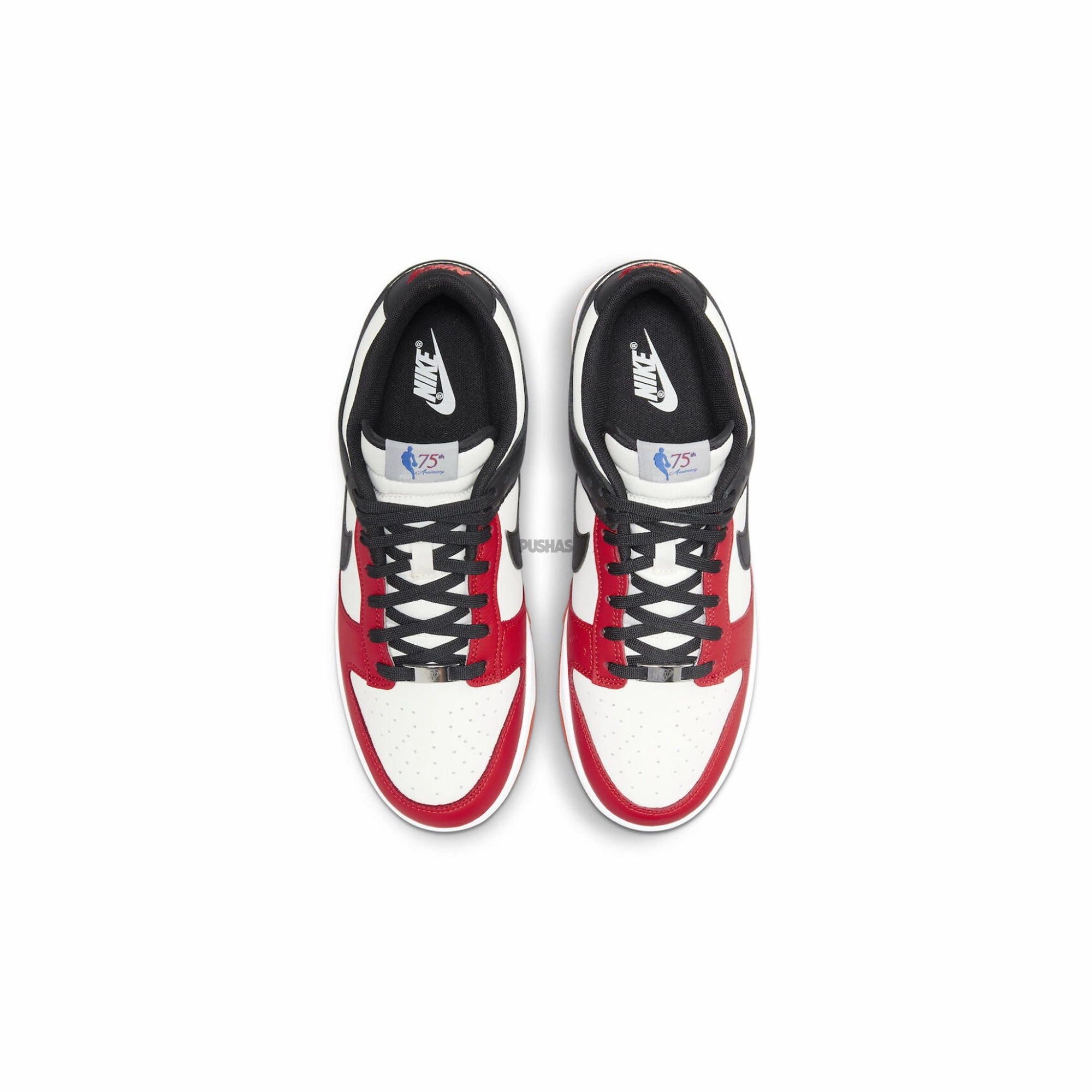 Foam Wedge Platform Mood Lift Nike Dunk Low EMB NBA 75th Anniversary 'Chicago' (2021)