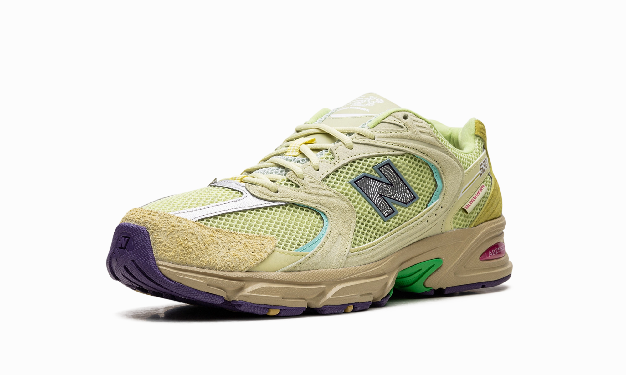 530 "Salehe Bembury - Prosperity Be The Prize" mesh - upper - material - breathability shoes Durable Toe Guard