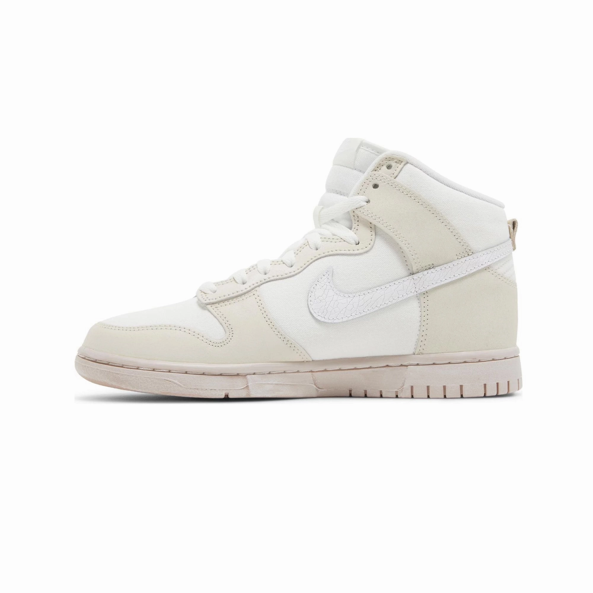 Zip Free Nike Dunk High Retro PRM 'Cracked Leather Swoosh' (2023)