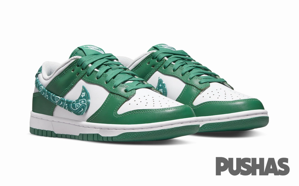 Trendy Cool Walk Dunk Low 'Essential Paisley Pack Green' Women's (2022)