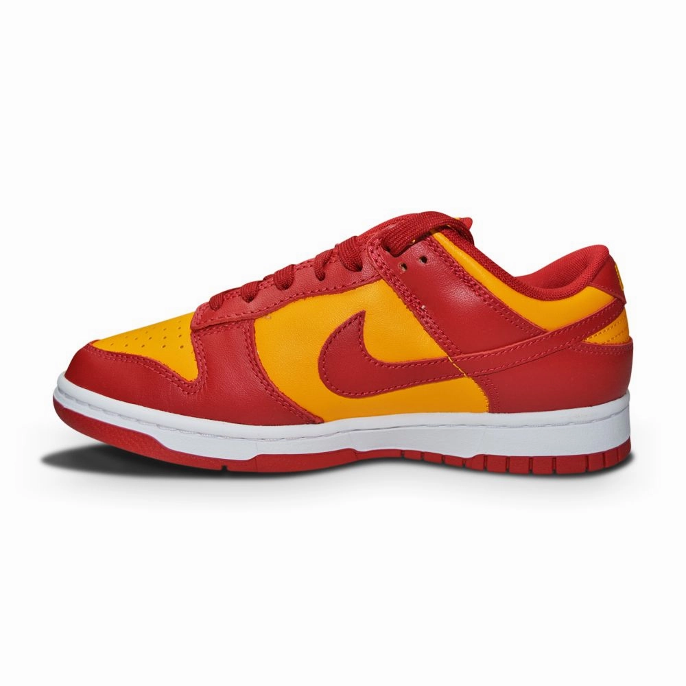 Mens Nike Dunk Low Retro - DD1391 701 - Midas Gold Tough Red White Quick lace Arch support