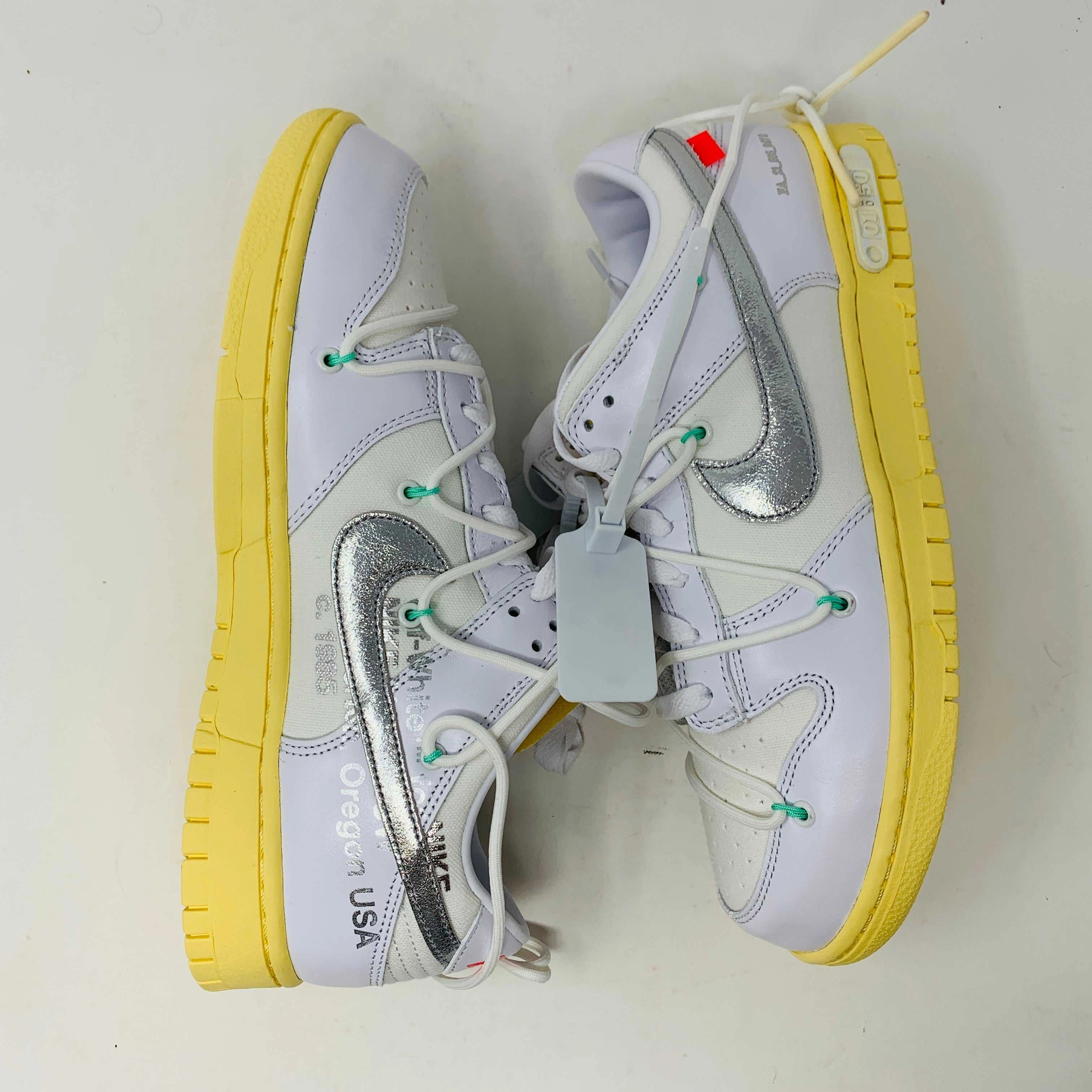 Adjustable Fit System Nike Dunk Low Off White Lot 1