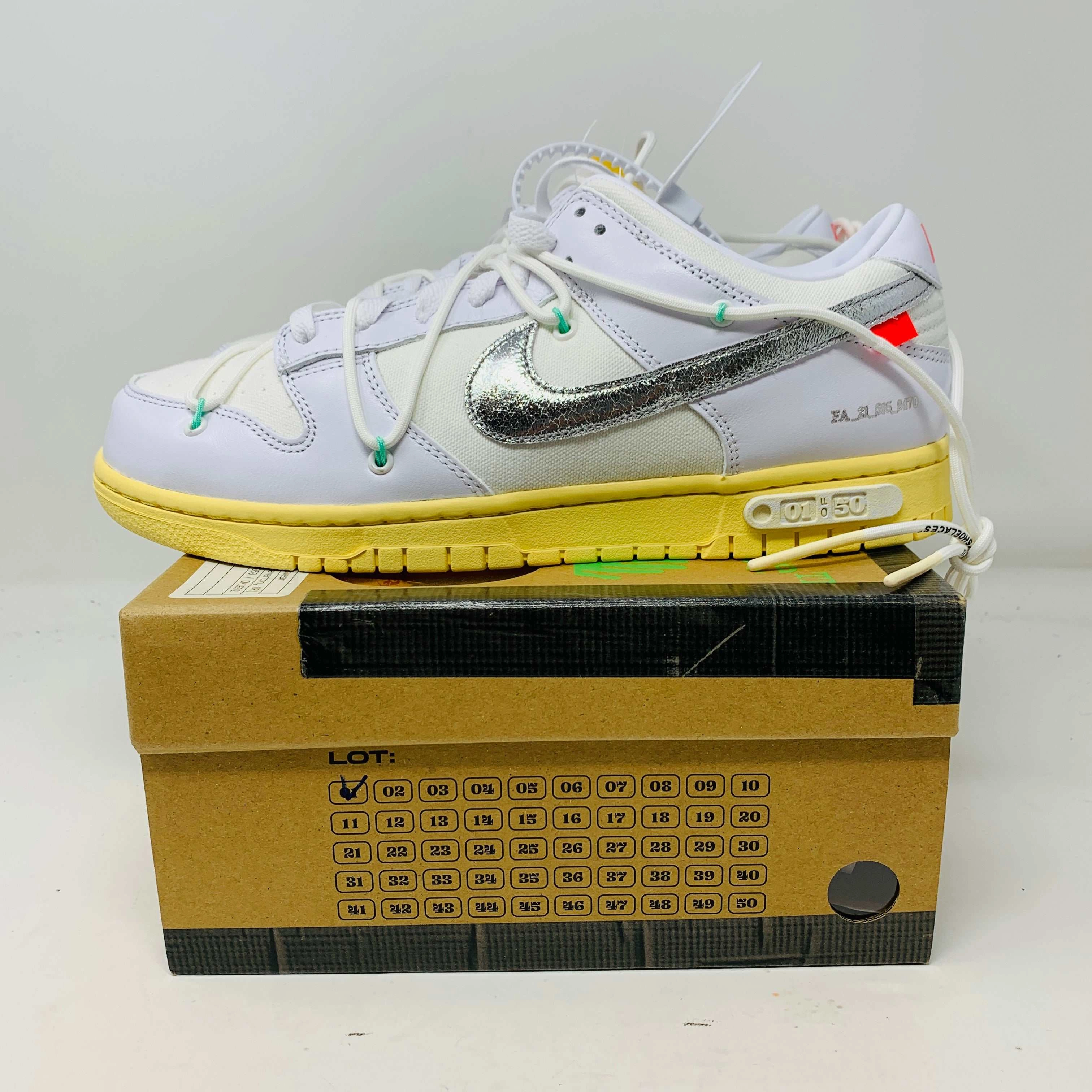 Gentle Feel Subway Go Nike Dunk Low Off White Lot 1