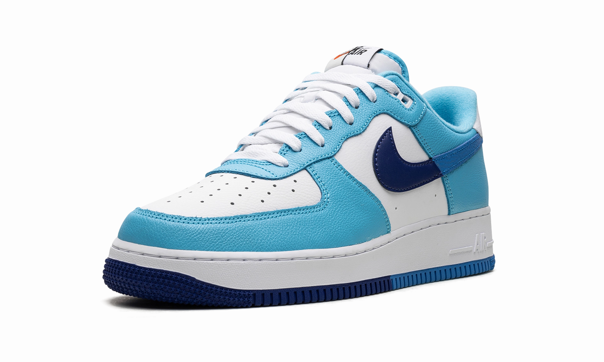 Washable Air Force 1 Low "Split - Light Photo Blue"