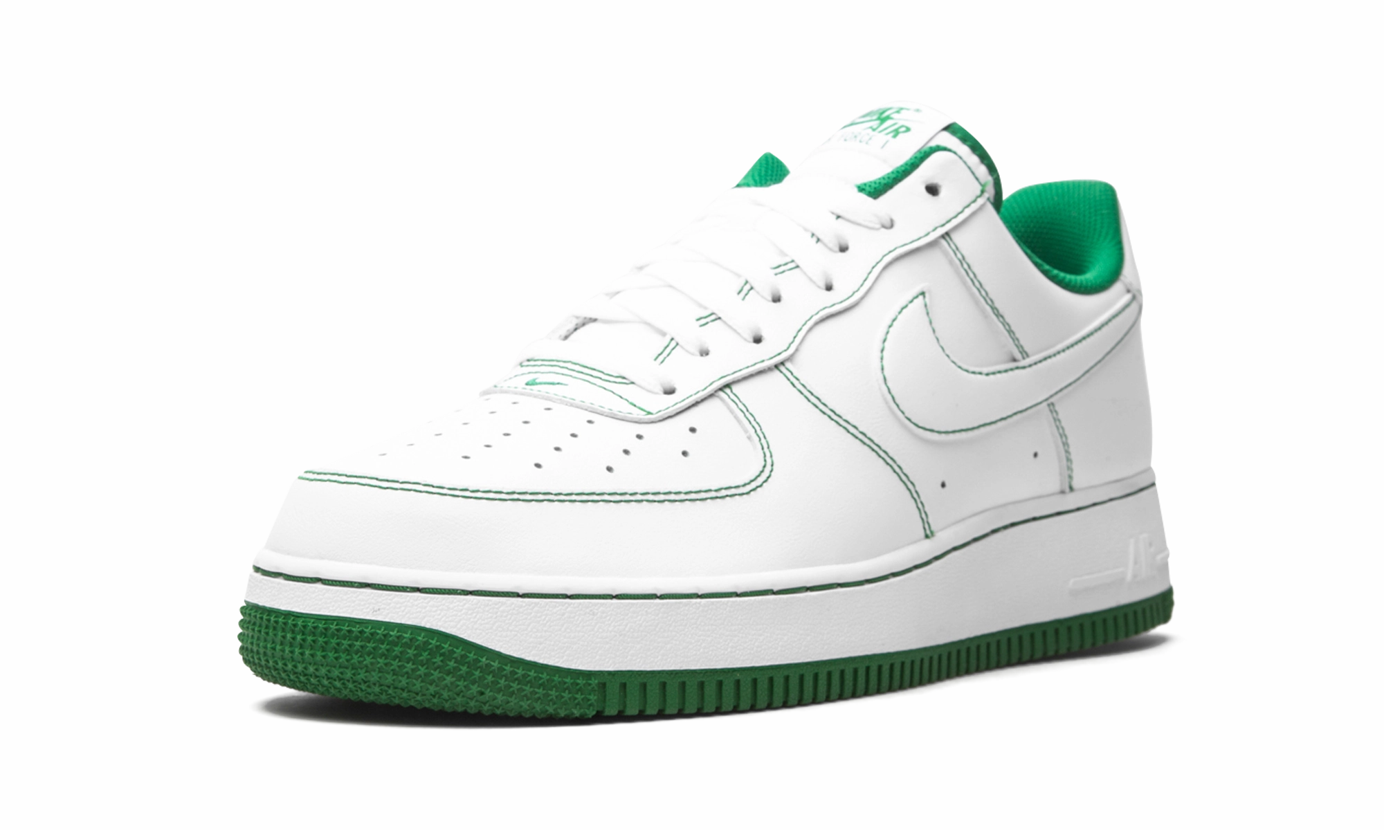 Seamless Finish Neutral Color Palette Air Force 1 Low '07 "Contrast Stitch - White / Pine Green"
